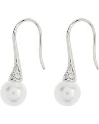 Nordstrom - Cz & Imitation Pearl Earrings - Lyst