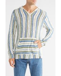 Lucky Brand - Baja Stripe Hooded Sweater - Lyst
