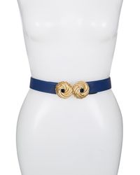Raina - Leather Love Knot Belt - Lyst