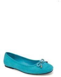 Kenneth Cole - Elstree Bow Flat - Lyst