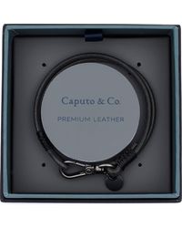 Caputo & Co. - Swivel Craftman Leather Bracelet - Lyst
