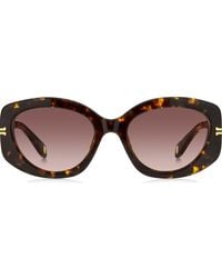 Marc Jacobs - 56Mm Gradient Rectangular Sunglasses - Lyst