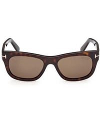 Tom Ford - 54Mm Polarized Rectangular Sunglasses - Lyst