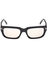 Tom Ford - Ezra 54Mm Rectangular Sunglasses - Lyst