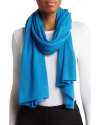 La Fiorentina - Cashmere & Wool Blend Wrap - Lyst