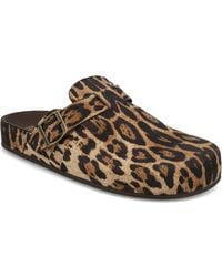 MIA - Animal Print Buckle Mule - Lyst