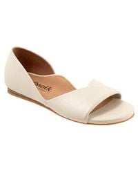 Softwalk - Cypress Open Toe Flat - Lyst