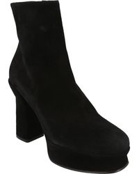 Ferragamo - Sandra Platform Suede Boot - Lyst