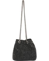 BERNESS - Rhinestone Bucket Bag - Lyst