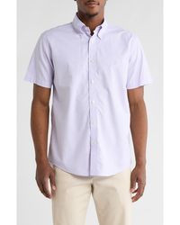 Brooks Brothers - Regular Fit Non-Iron Stretch Oxford Short Sleeve Button-Down Shirt - Lyst
