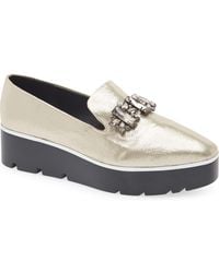 Karl Lagerfeld - Bri Platform Loafer - Lyst