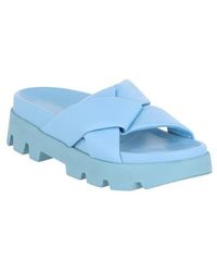 Ferragamo - Lug Sole Slide Sandal - Lyst