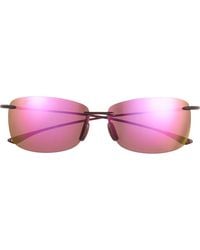 Maui Jim - Polarized Rectangular Sunglasses - Lyst