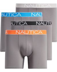 Nautica - 4-pack Micro Boxer Briefs - Lyst