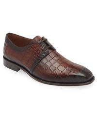 Mezlan - Croc Embossed Derby - Lyst