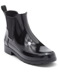 HUNTER - Original Refined Chelsea Waterproof Rain Boot - Lyst