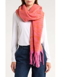 Steve Madden - Lofty Zebra Print Scarf - Lyst