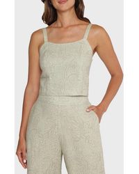 Matty M - Abigail Linen Blend Camisole - Lyst
