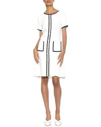 Alexia Admor - Brecken Short Sleeve Tweed Dress - Lyst