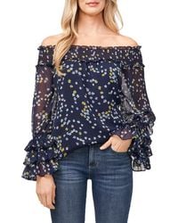 Cece - Scattered Daisies Off The Shoulder Blouse - Lyst