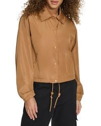Champion - Cropped Coach's Jacket - Lyst
