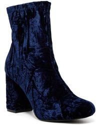 mia valencia block heel bootie