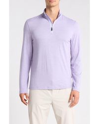 Bugatchi - Quarter Zip Performance Pullover - Lyst