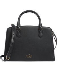 Kate Spade - Addie Pebbled Leather Satchel Bag - Lyst