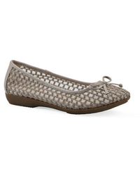 White Mountain - Chelcy Mesh Ballet Flat - Lyst