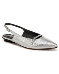 Sarto - Emma Slingback Pointed Toe Flat - Lyst