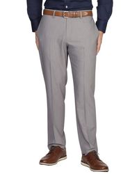 Tailorbyrd - Classic Fit Flat Front Dress Pants - Lyst