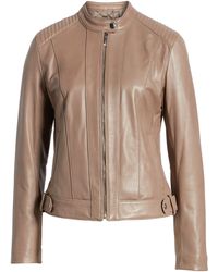 nordstrom rack cole haan leather jacket