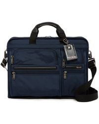 Tumi Compact Nylon Large Screen Computer Brief - Blue