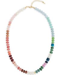 Saachi - Mixed Bead Statement Necklace - Lyst