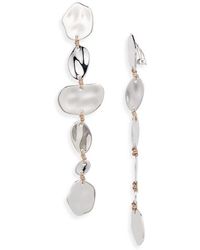 Cult Gaia - Val Linear Drop Clip-On Earrings - Lyst