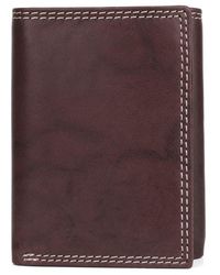 Buxton - Rfid Three-Fold Leather Wallet - Lyst