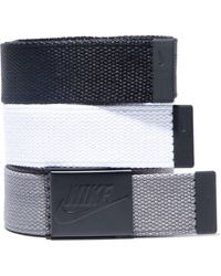 Nike - Set Of 3 Webbed Belts - Lyst