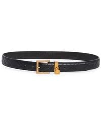 Kurt Geiger - 30Mm Quilted Leather Belt - Lyst