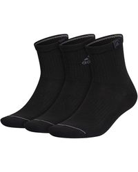 adidas - 3-pack Athletic High Quarter Socks - Lyst