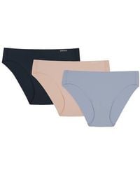 DKNY - 3-Pack Laser Cut Bikini - Lyst
