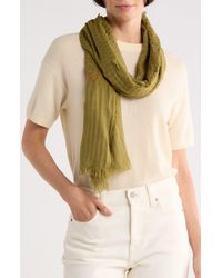 Longchamp - Textured Scarf - Lyst