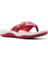 Clarks - Clarks Sunmaze Loop Thong Sandal - Lyst