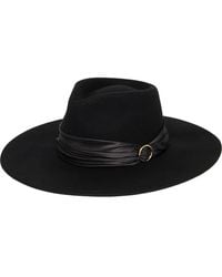 San Diego Hat - Satin Ribbon Wool Fedora - Lyst