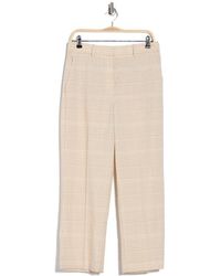Theory - Roswell Plaid Crop Straight Leg Pants - Lyst