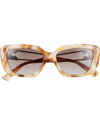 Moschino - 55Mm Gradient Rectangular Sunglasses - Lyst