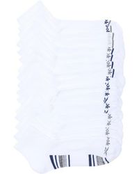 Reebok - 8-Pack Assorted Terry Quarter Socks - Lyst