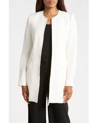 Helmut Lang - Tailored Long Sleeve Zip Front Blazer Minidress - Lyst