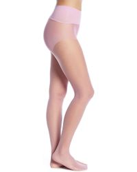 Hue Flat-tering Fit Sheer Tights - Pink