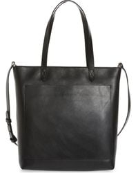 Madewell - The Zip-Top Medium Transport Leather Tote - Lyst