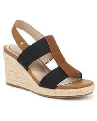 LifeStride - Tallulah Espadrille Slingback Platform Wedge Sandal - Lyst